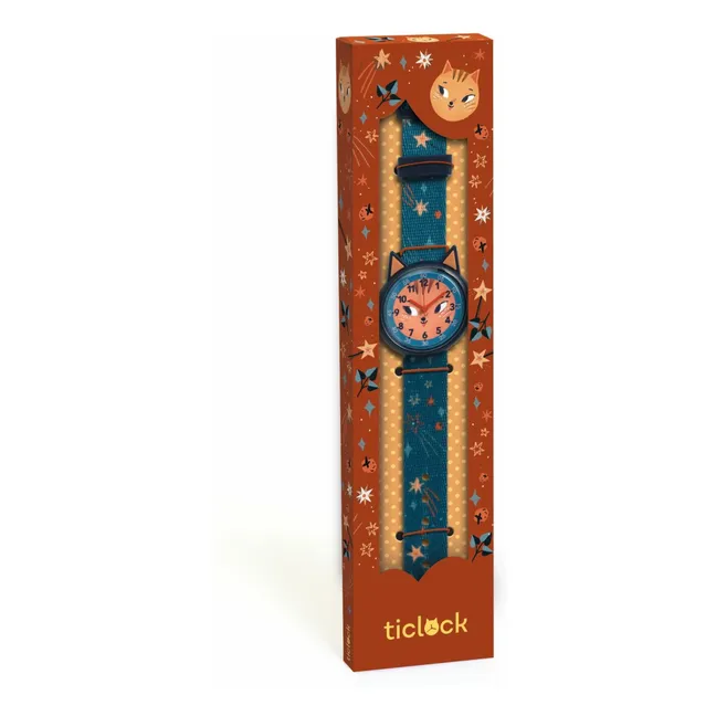 TICLOCK - Montre Ecureuil | Bleu foncé