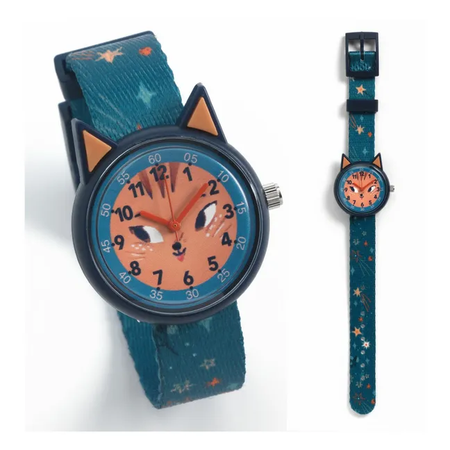 TICLOCK - Montre Ecureuil | Bleu foncé