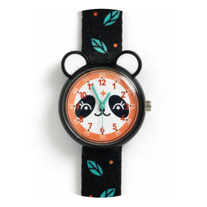 TICLOCK - Montre Panda | Noir- Image produit n°0
