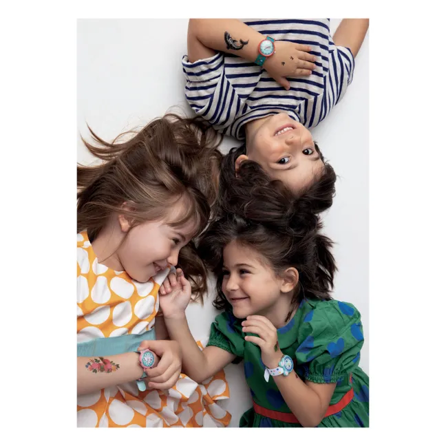 TICLOCK - Reloj de superhéroe | Azul Pato