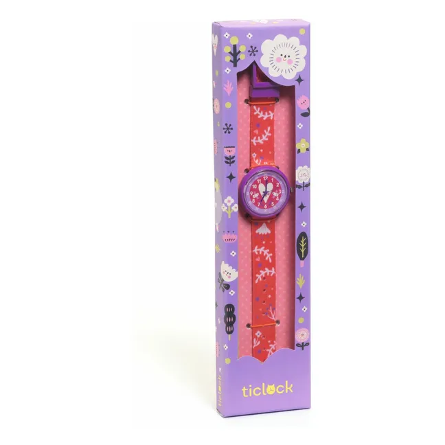 TICLOCK - Montre Coeur | Rouge