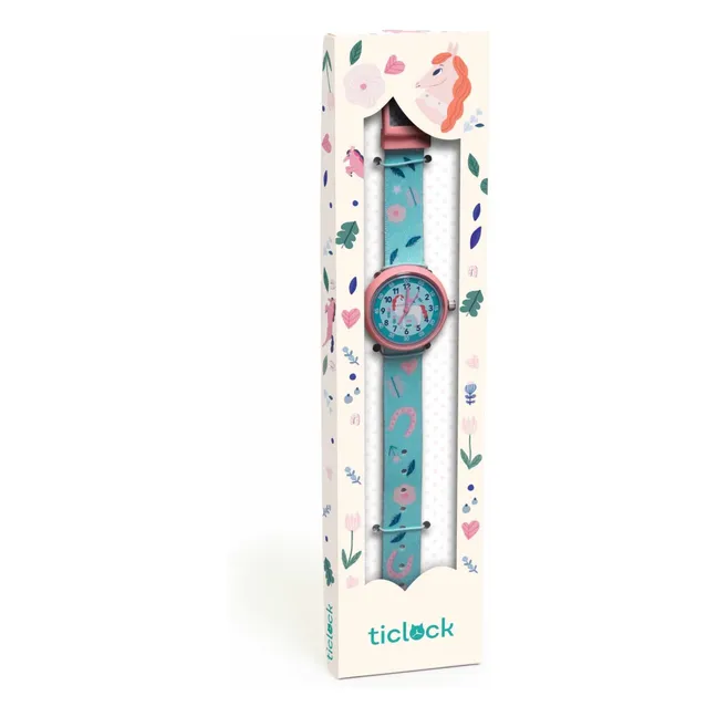 TICLOCK - Montre Cheval | Bleu azur