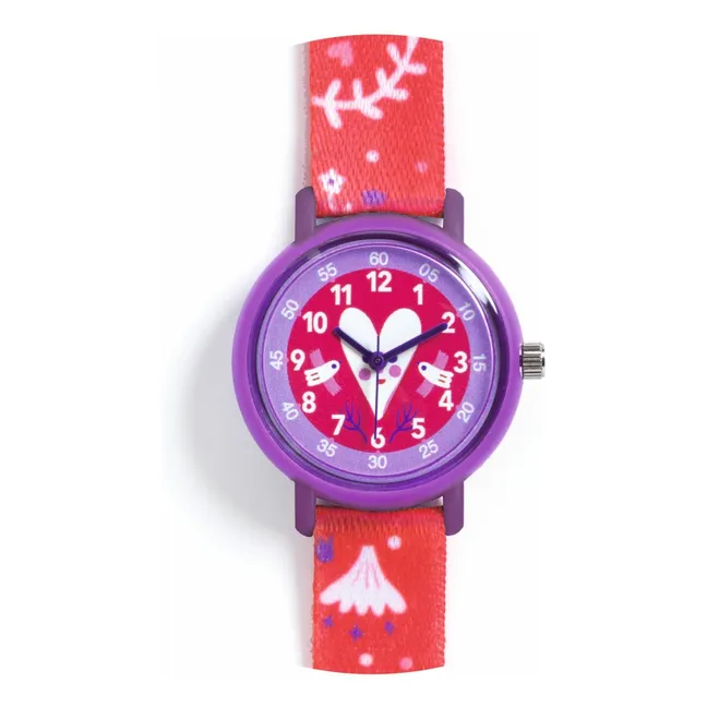 TICLOCK - Montre Coeur | Rouge