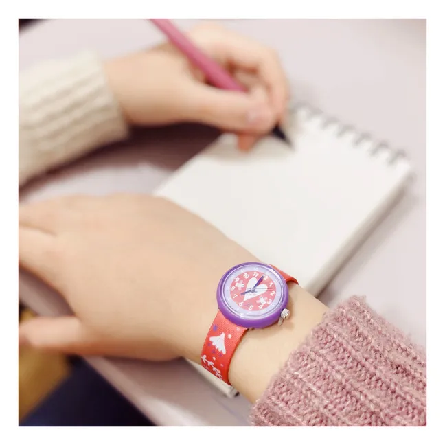 TICLOCK - Montre Coeur | Rouge
