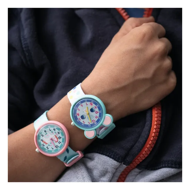 TICLOCK - Montre Cheval | Bleu azur