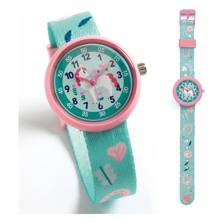 TICLOCK - Montre Cheval | Bleu azur- Image produit n°3