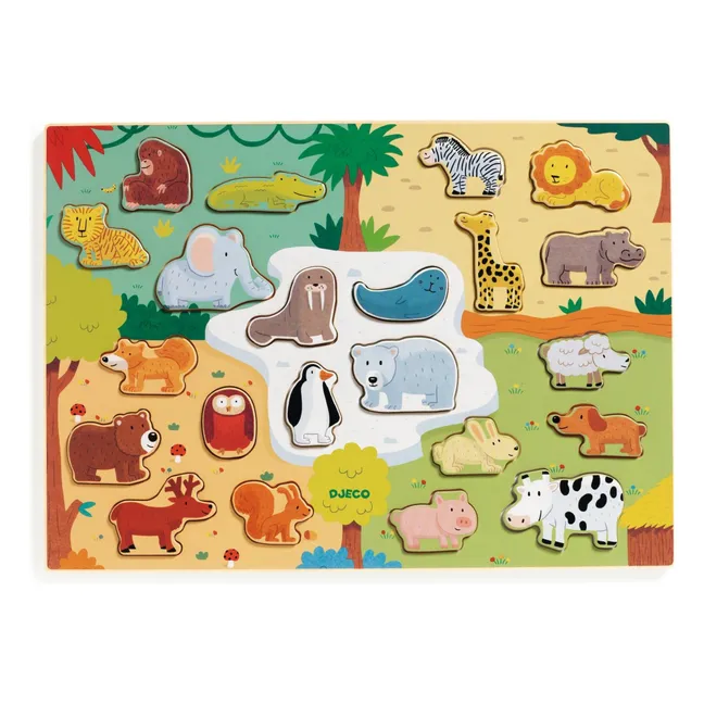 Puzzle Tiere - 22 Teile