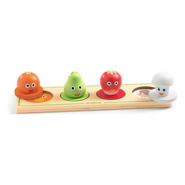 Puzzle d'encastrement Vegi'nCo - 4 pièces