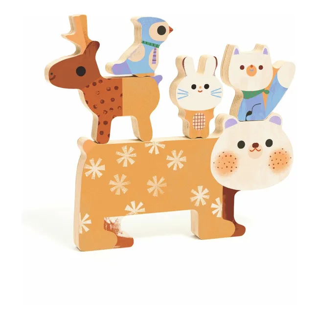 WoodyStack-Puzzle - 5 Teile