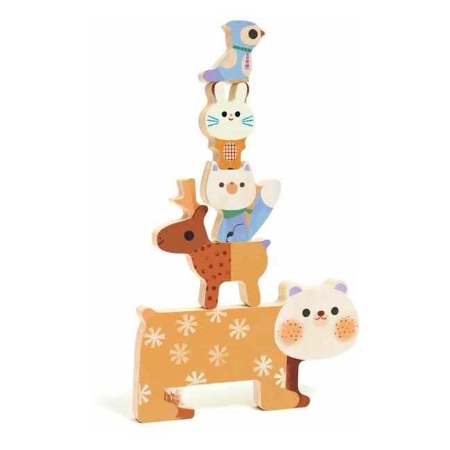 WoodyStack-Puzzle - 5 Teile
