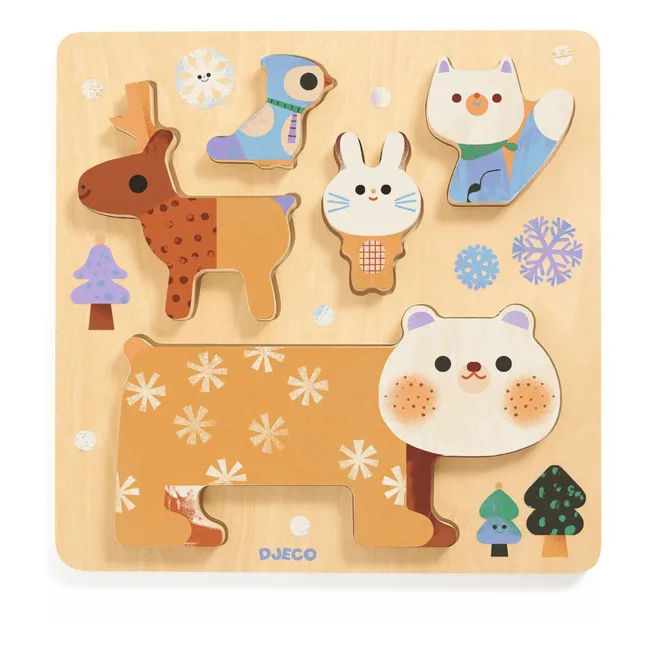 WoodyStack-Puzzle - 5 Teile