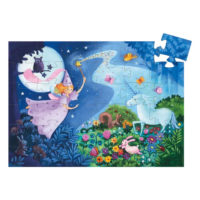 Puzzle La fée et la licorne - 36 pièces
