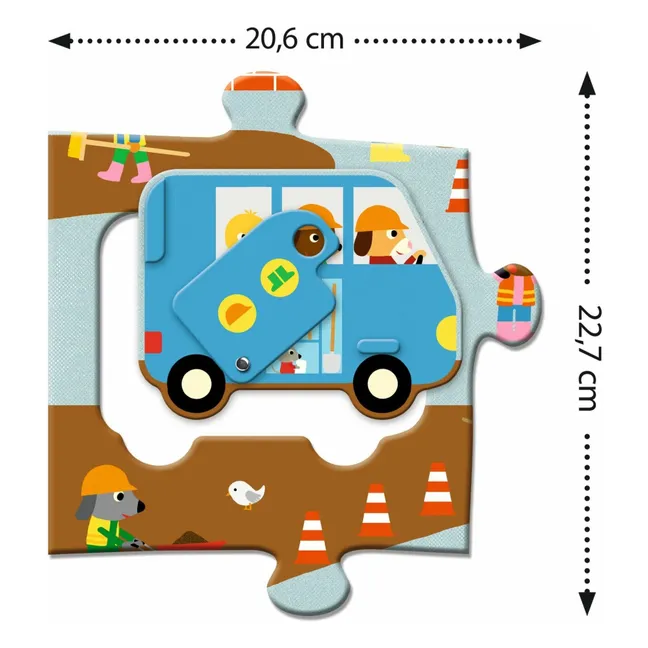 Puzzle Le chantier - 17 pièces