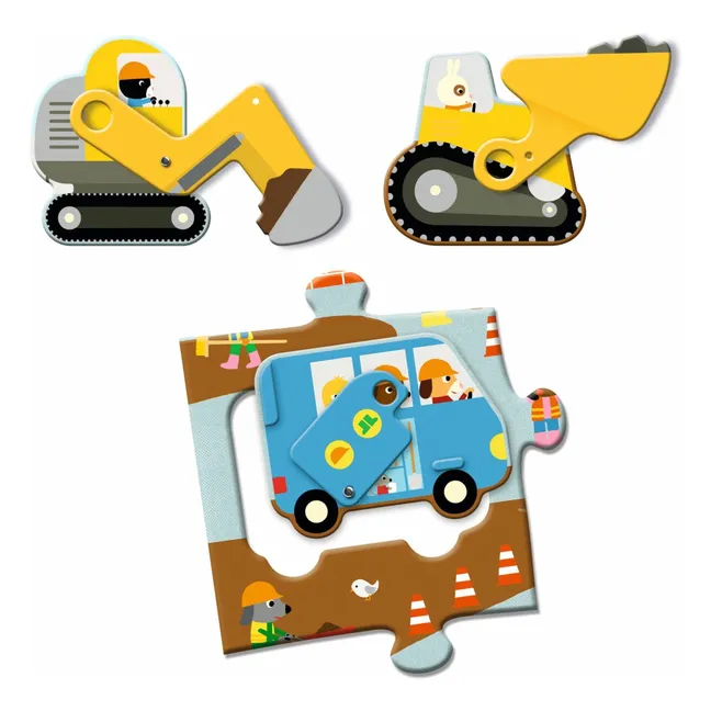 Puzzle Le chantier - 17 pièces