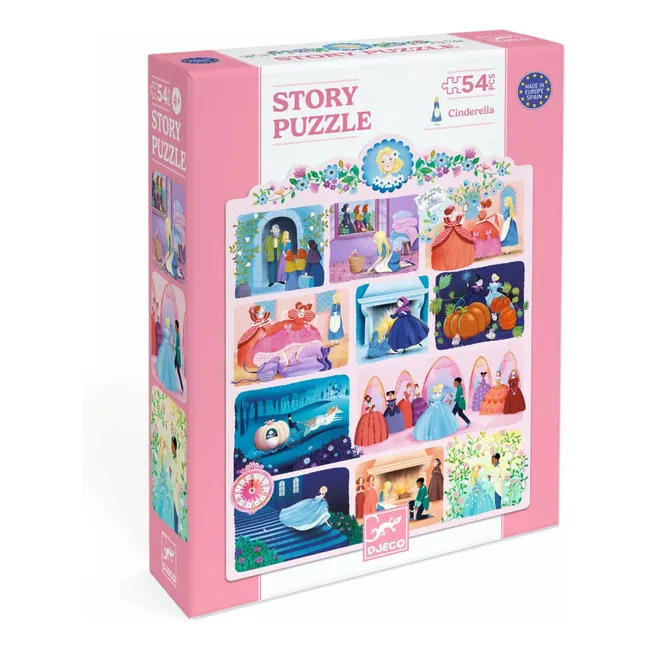 Puzzle histoire Cendrillon - 54 pièces