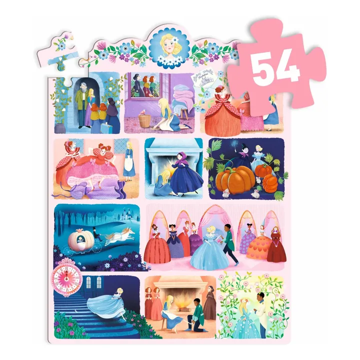 Puzzle histoire Cendrillon - 54 pièces- Image produit n°1