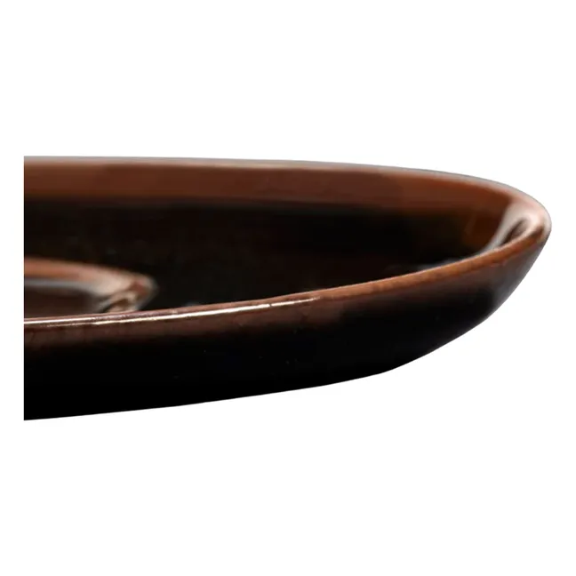 Out of lines coasters, Uncharted - Set of 2 | Brown