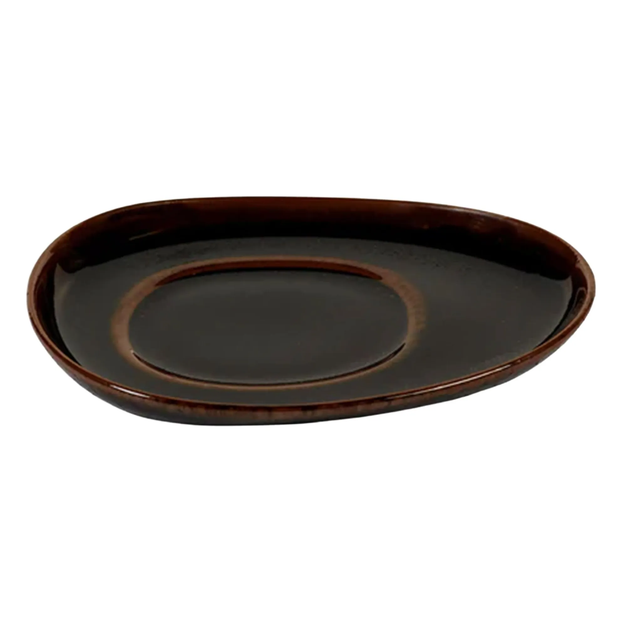 Serax Brown Out Of Lines Coasters, Uncharted - Set Of 2