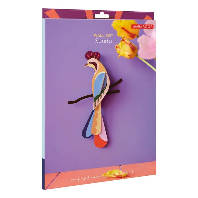 Sunda bird wall decoration