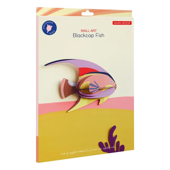 Blackcap fish wall decoration