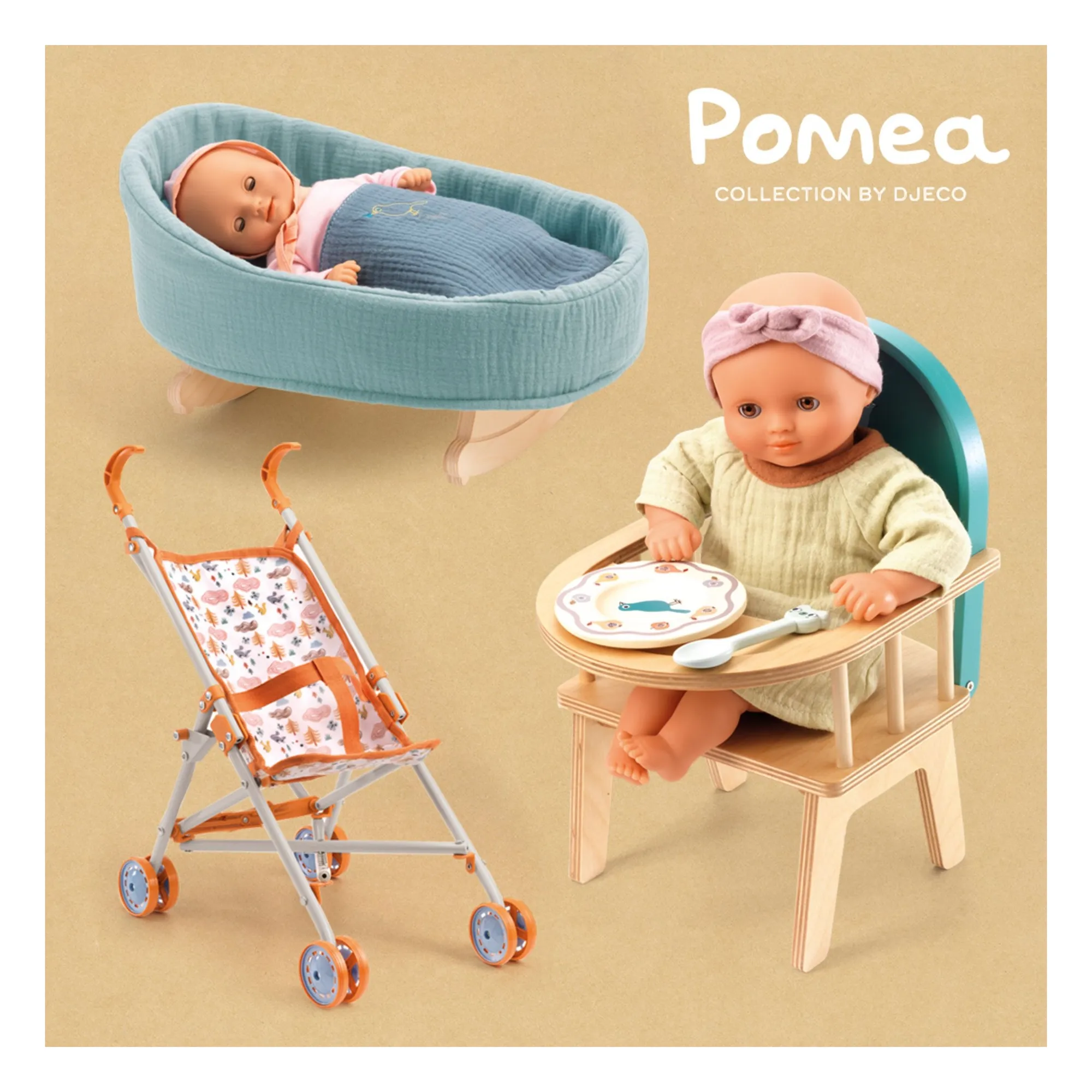 POMEA - Poussette Forest | Orange- Image produit n°4
