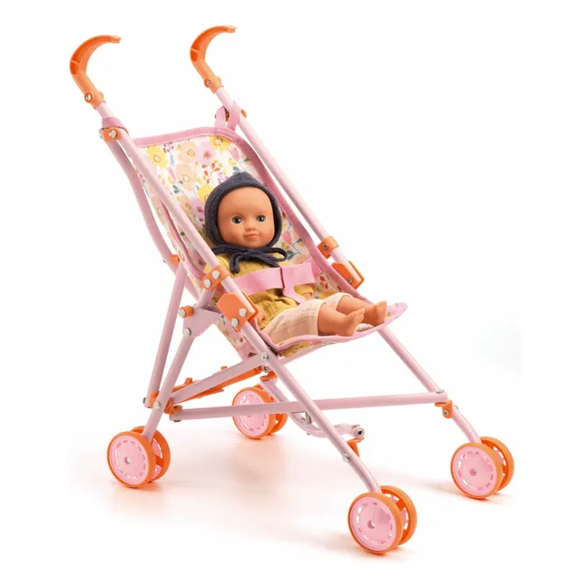 POMEA - Flowers stroller | Pink