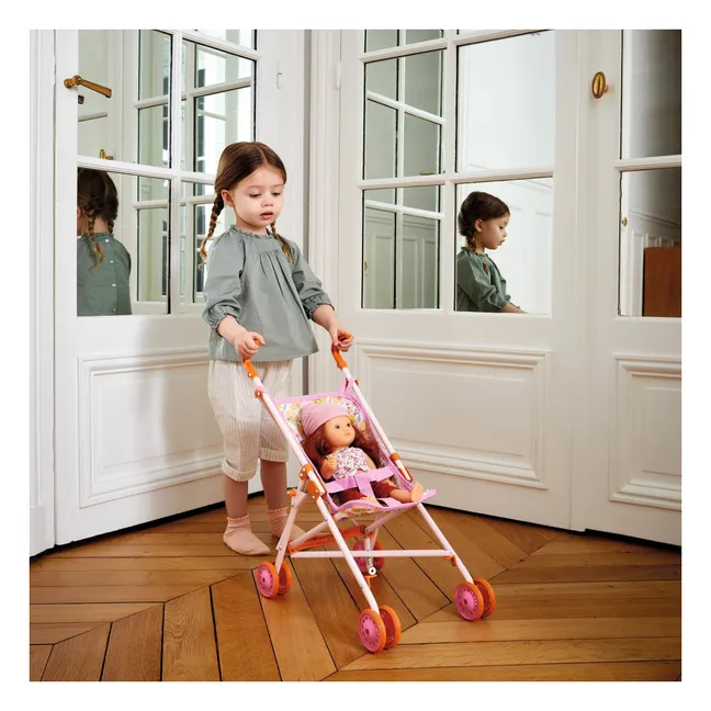 POMEA - Flowers stroller | Pink