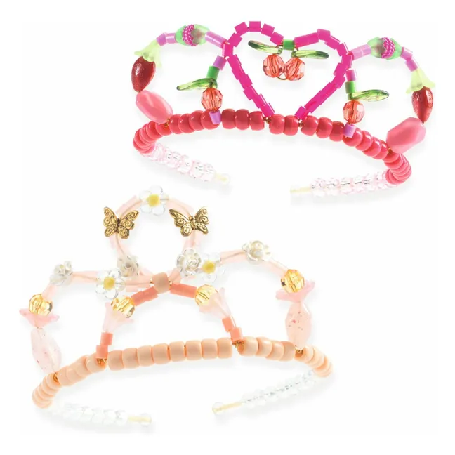 DIY Kit - Duo of tiaras | Pink