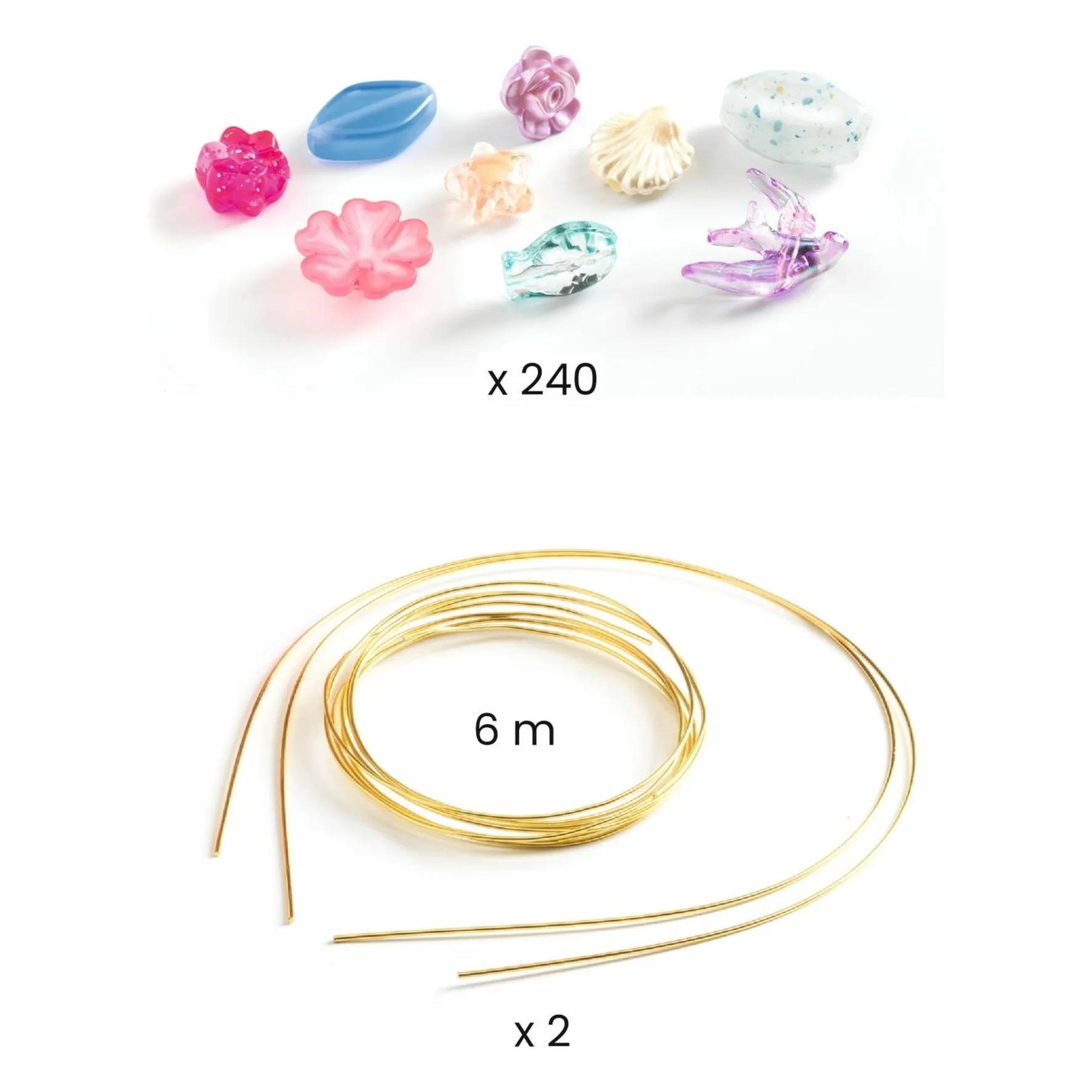 Kit DIY - Duo de diadèmes | Bleu- Image produit n°1