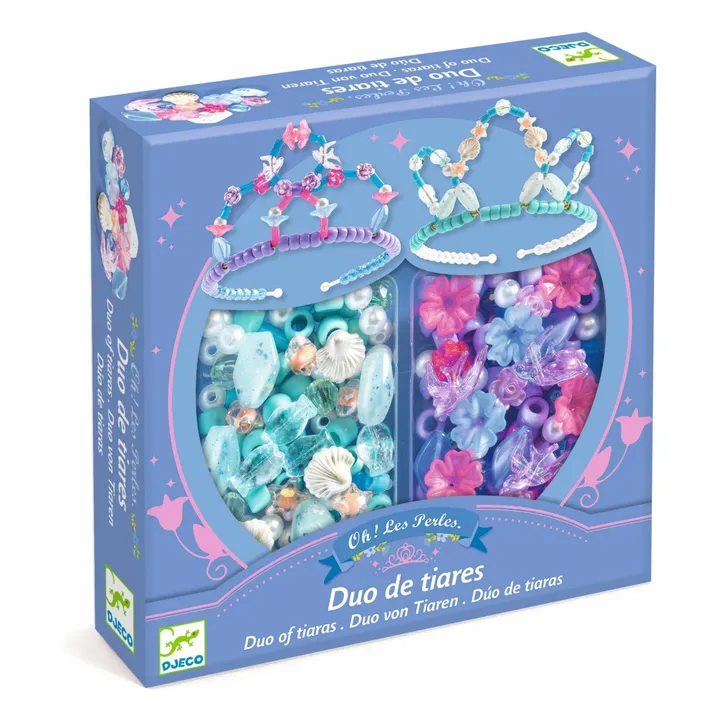 Kit DIY - Duo de diadèmes | Bleu- Image produit n°0
