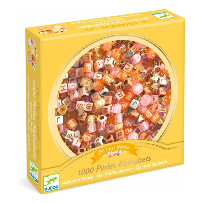 Alphabet Beads - Box of 1000 | Orange