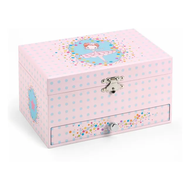 Boîte à bijoux La mélodie de la ballerine | Rose pâle
