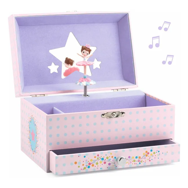Boîte à bijoux La mélodie de la ballerine | Rose pâle