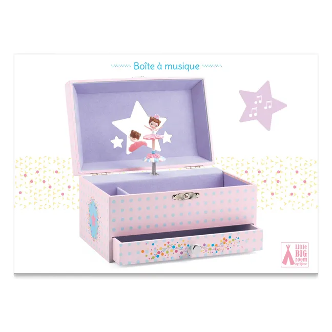 Boîte à bijoux La mélodie de la ballerine | Rose pâle