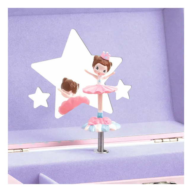 Boîte à bijoux La mélodie de la ballerine | Rose pâle