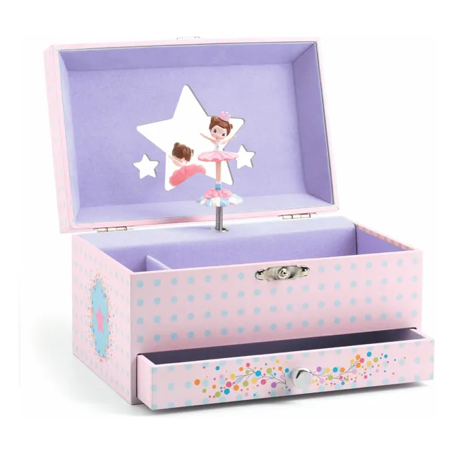 Boîte à bijoux La mélodie de la ballerine | Rose pâle
