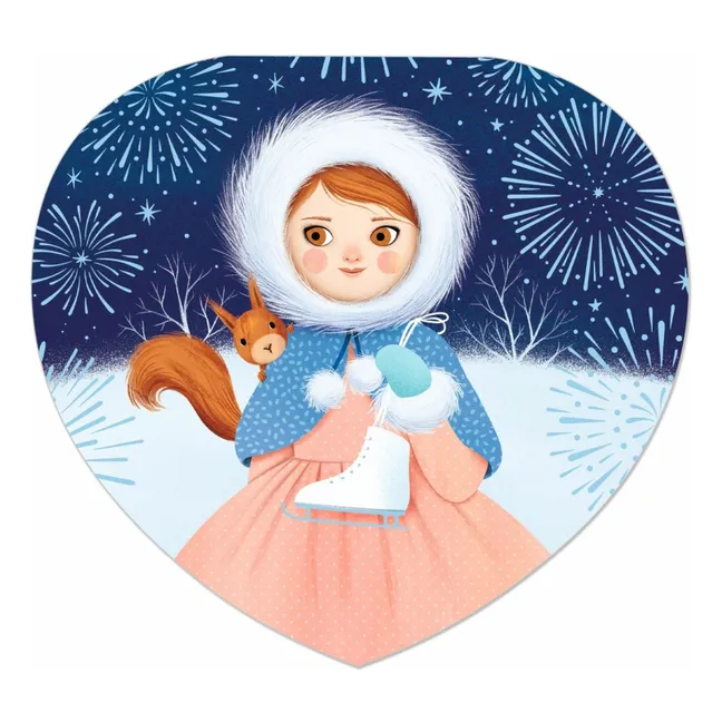 Boîte à bijoux Patineuse | Bleu