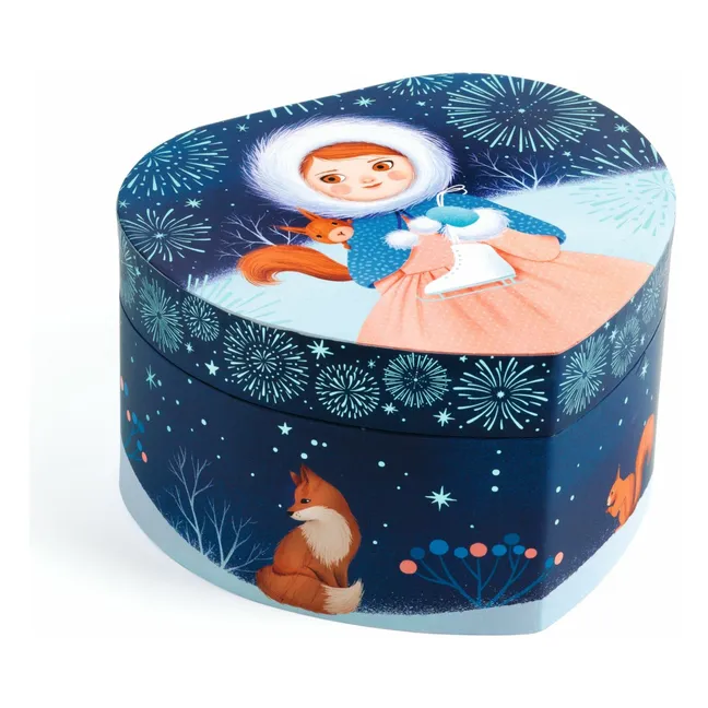 Boîte à bijoux Patineuse | Bleu