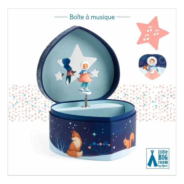 Boîte à bijoux Patineuse | Bleu