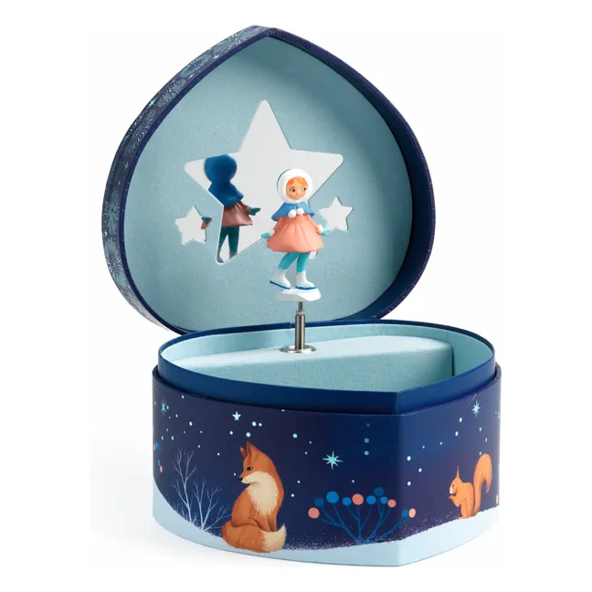 Boîte à bijoux Patineuse | Bleu