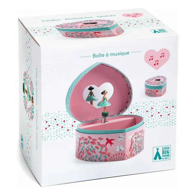 Boîte à bijoux Mélodie du printemps | Rose