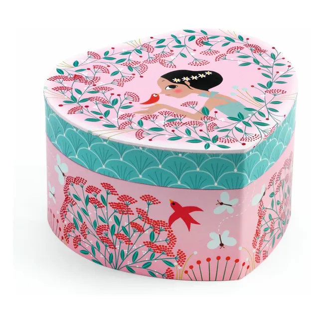 Boîte à bijoux Mélodie du printemps | Rose