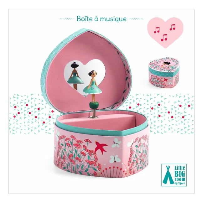 Boîte à bijoux Mélodie du printemps | Rose