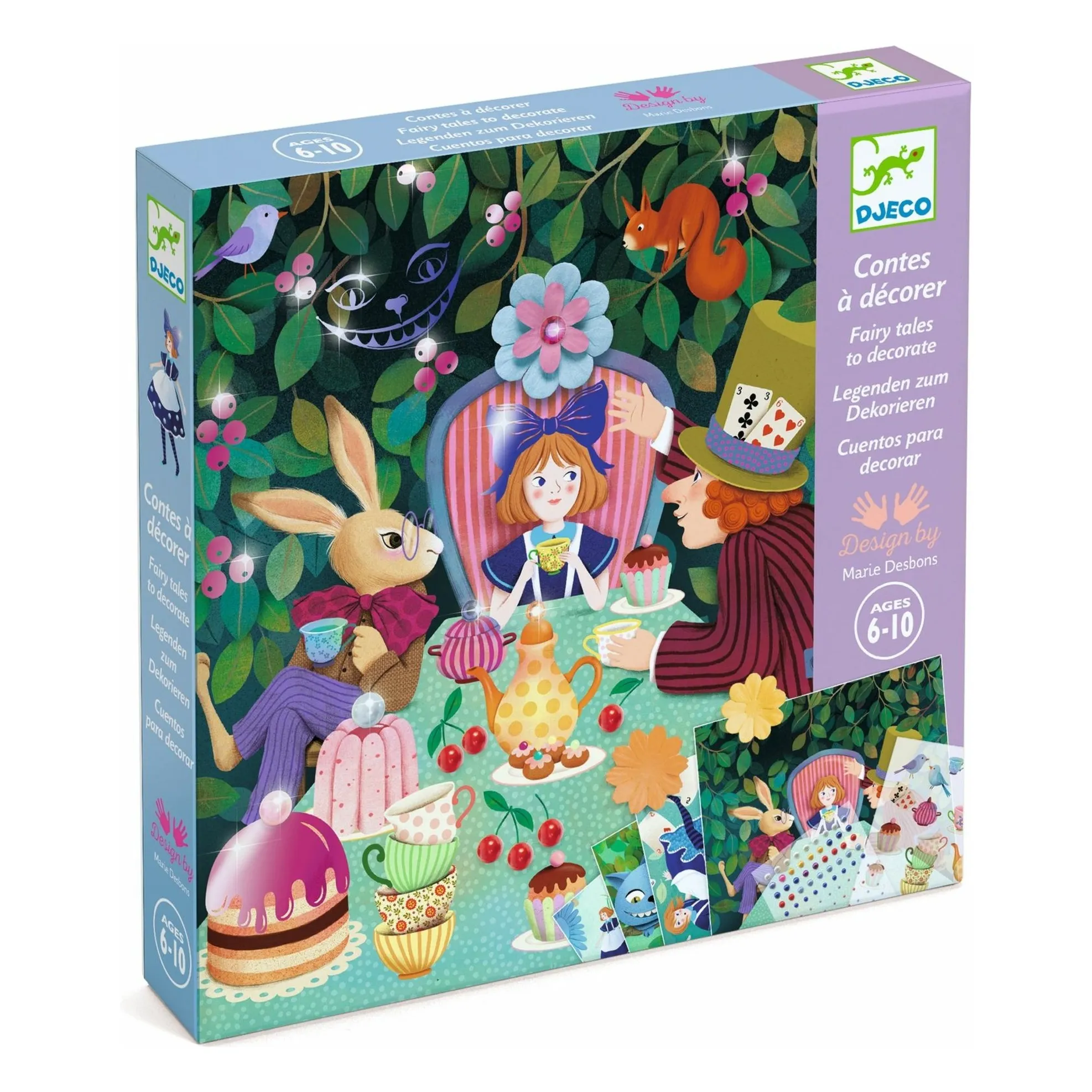 Djeco Multicoloured Au Pays Des Merveilles Creative Kit