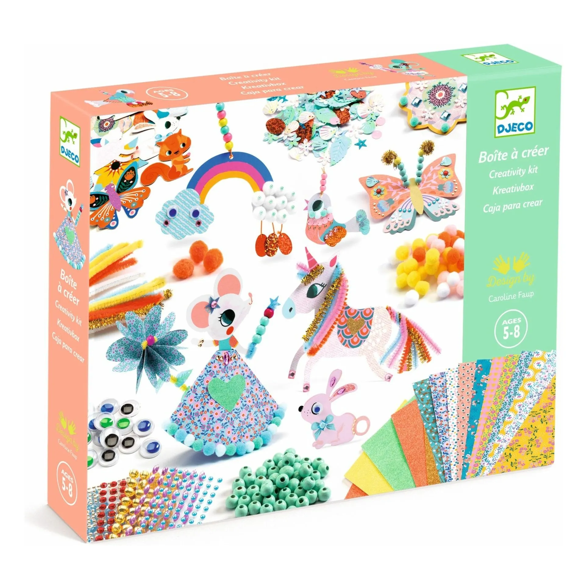 Djeco Multicoloured Creative Activity Box