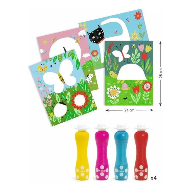 Coffret de peintures A petits points