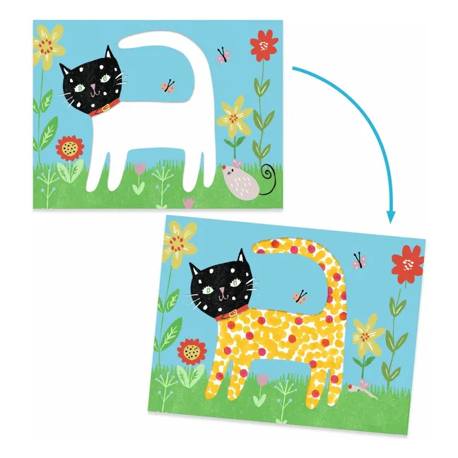 Coffret de peintures A petits points