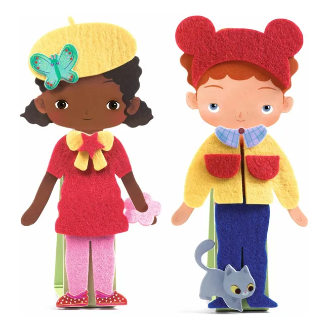 Felt characters to dress up