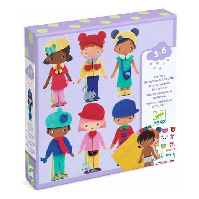 Felt characters to dress up