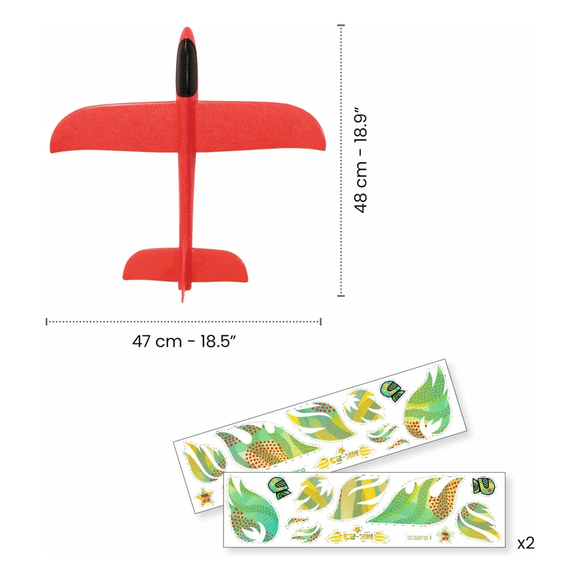 Planeur Fire | Rouge- Image produit n°3